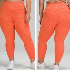 NWOT WUNDER TRAIN HIGH-RISE TIGHT 25" CORAL SIZE 20